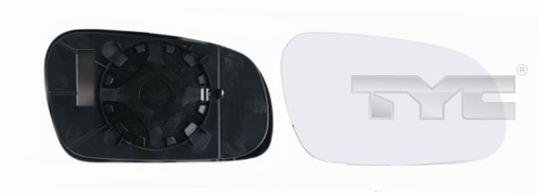 TYC Spejlglas, udvendig spejl 33701521 venstre for VW