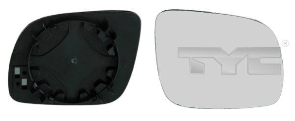 TYC Spejlglas, udvendig spejl 33700131 højre for VW/SEAT