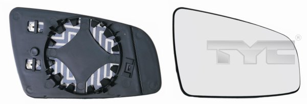 TYC Spejlglas, udvendig spejl 32500841 venstre for OPEL GENERAL MOTORS