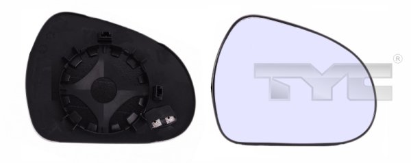 TYC Spejlglas, udvendig spejl 32600881 venstre for PEUGEOT