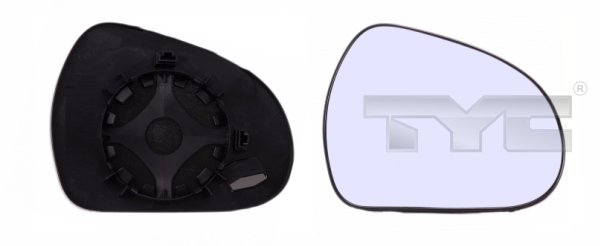 TYC Spejlglas, udvendig spejl 32600861 venstre for PEUGEOT