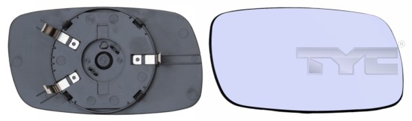 TYC Spejlglas, udvendig spejl 32500061 venstre for OPEL GENERAL MOTORS