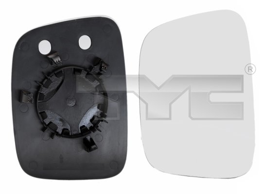 TYC Spejlglas, udvendig spejl 33701461 venstre for VW