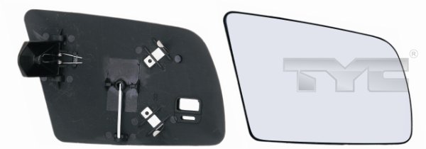 TYC Spejlglas, udvendig spejl 32500361 venstre for OPEL GENERAL MOTORS