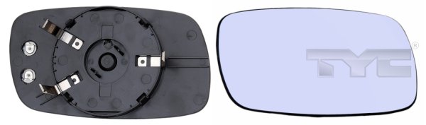 TYC Spejlglas, udvendig spejl 32500081 venstre for OPEL GENERAL MOTORS