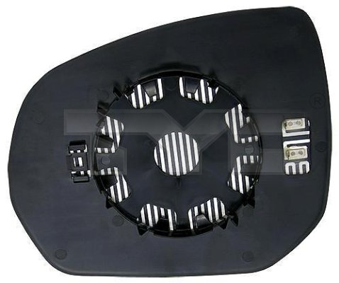 TYC Spejlglas, udvendig spejl 30501241 venstre for PEUGEOT