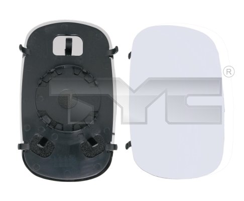 TYC Spejlglas, udvendig spejl 30900551 på begge sider for FIAT