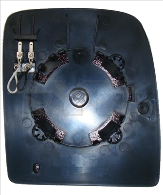 TYC Spejlglas, udvendig spejl 30901051 højre for PEUGEOT FIAT