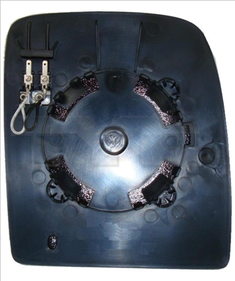 TYC Spejlglas, udvendig spejl 30901061 venstre for PEUGEOT FIAT