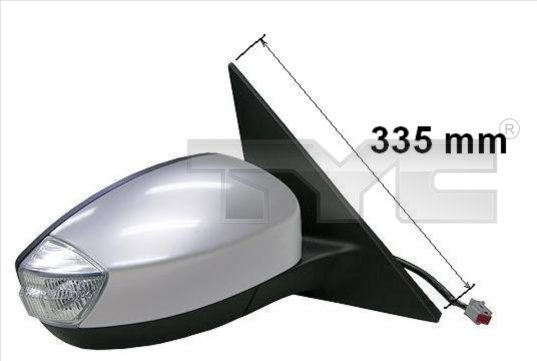 TYC Sidespejl 3100128 venstre for FORD