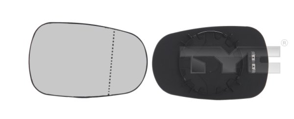 TYC Spejlglas, udvendig spejl 32400261 på begge sider for DACIA