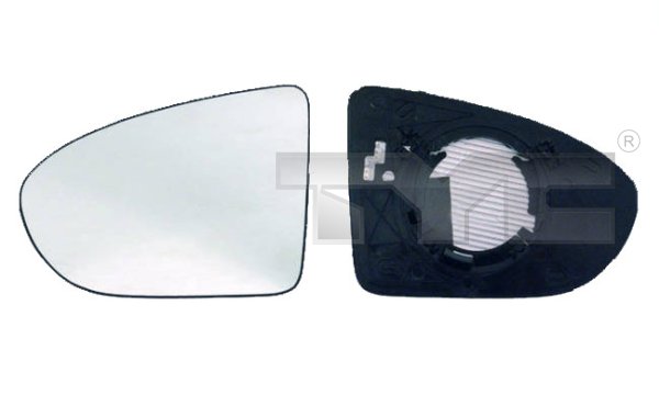 TYC Spejlglas, udvendig spejl 32400301 venstre for NISSAN