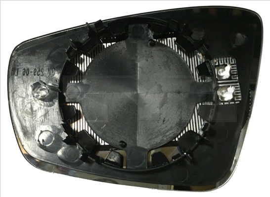 TYC Spejlglas, udvendig spejl 33701841 venstre for VW