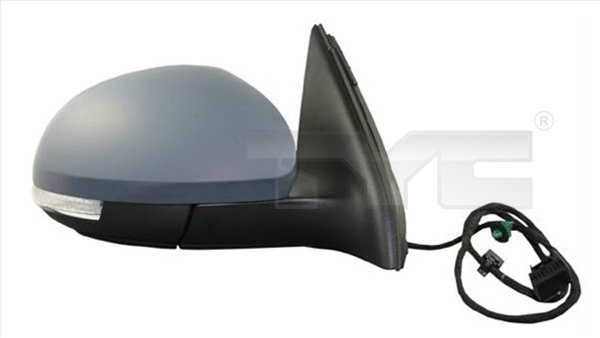 TYC Sidespejl 3370204 venstre for VW