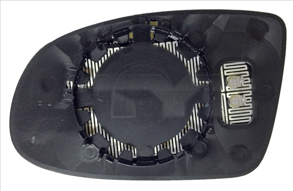 TYC Spejlglas, udvendig spejl 32501631 højre for OPEL GENERAL MOTORS