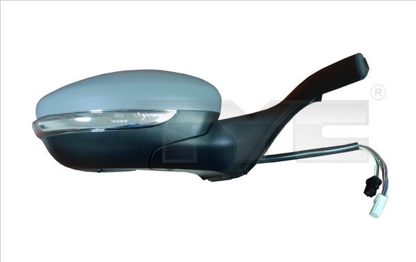 TYC Sidespejl 3260114 venstre for PEUGEOT
