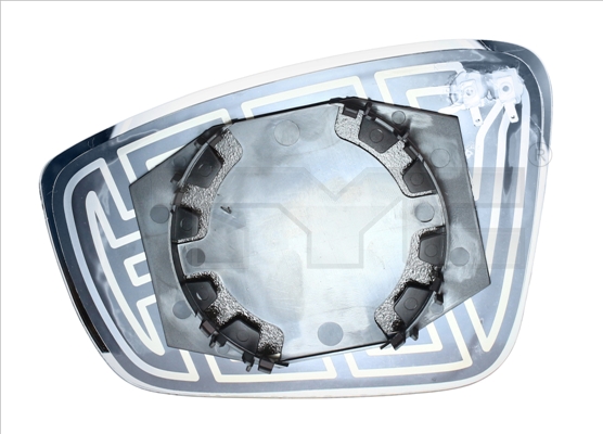 TYC Spejlglas, udvendig spejl 33702261 venstre for VW