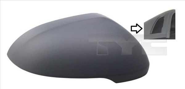 TYC Afdækning, sidespejl 33702772 højre for VW
