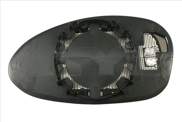 TYC Spejlglas, udvendig spejl 30301331 højre for BMW