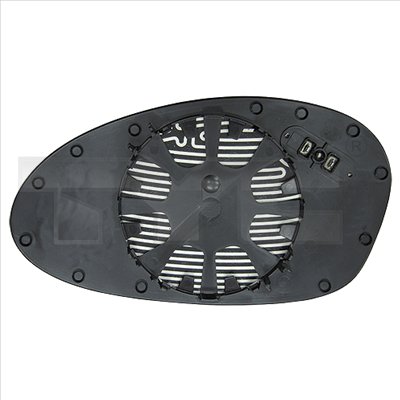TYC Spejlglas, udvendig spejl 30301311 højre for BMW