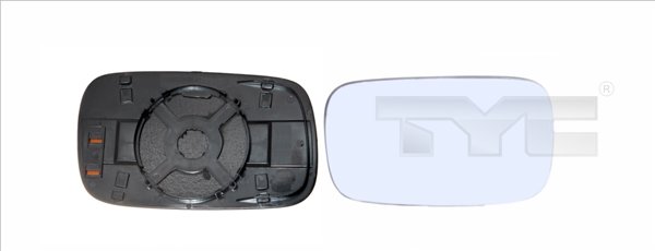 TYC Spejlglas, udvendig spejl 33701081 venstre for VW