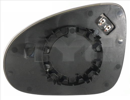 TYC Spejlglas, udvendig spejl 33702681 venstre for VW