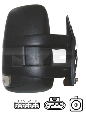 TYC Sidespejl 3150015 højre for IVECO