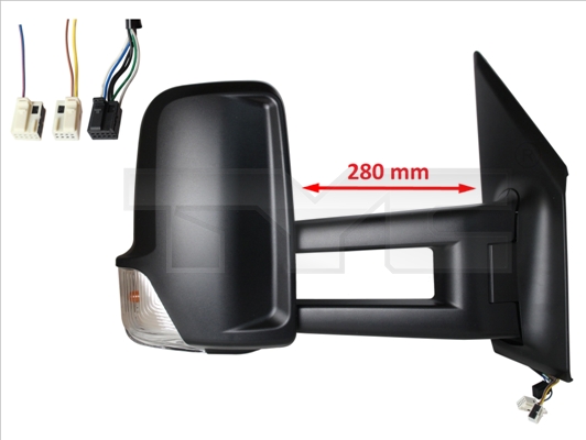 TYC Sidespejl 3210174 venstre for MERCEDES-BENZ