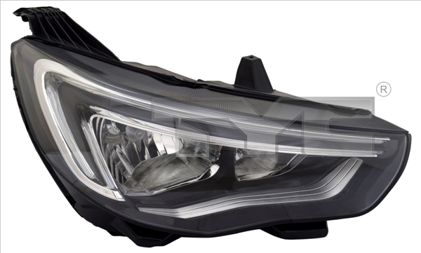TYC Forlygte 2019619062 LED højre for OPEL