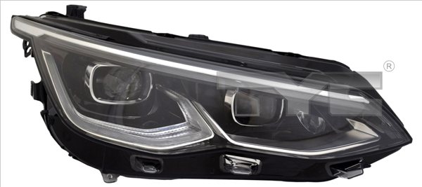 TYC Forlygte 2019137162 LED højre for VW