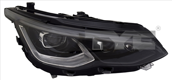 TYC Forlygte 20-19137-06-2 LED højre for VW