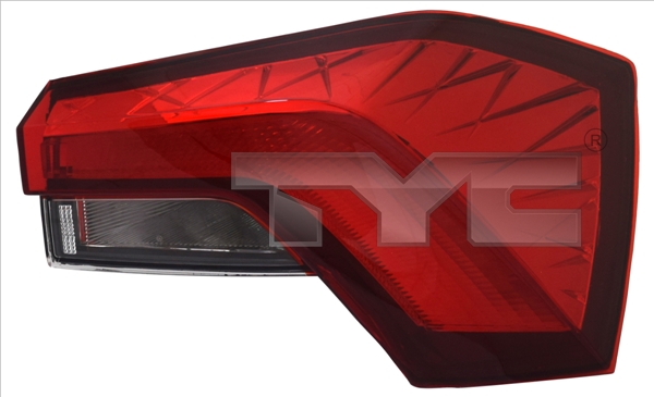 TYC Baglygte 1115516062 WY16W venstre for SKODA