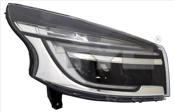 TYC Forlygte 2019929062 LED højre for RENAULT