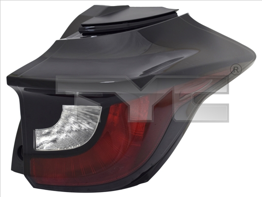 TYC Baglygte 11-15825-06-2 WY21W højre for MAZDA