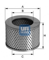 UFI Luftfilter 2706900 Filterindsats outer_diameter_mm_497|Yderdiameter [mm]|186 inner_diameter_1_mm_995|Inder diameter 1 [mm]|79 inner_diameter_2_mm_