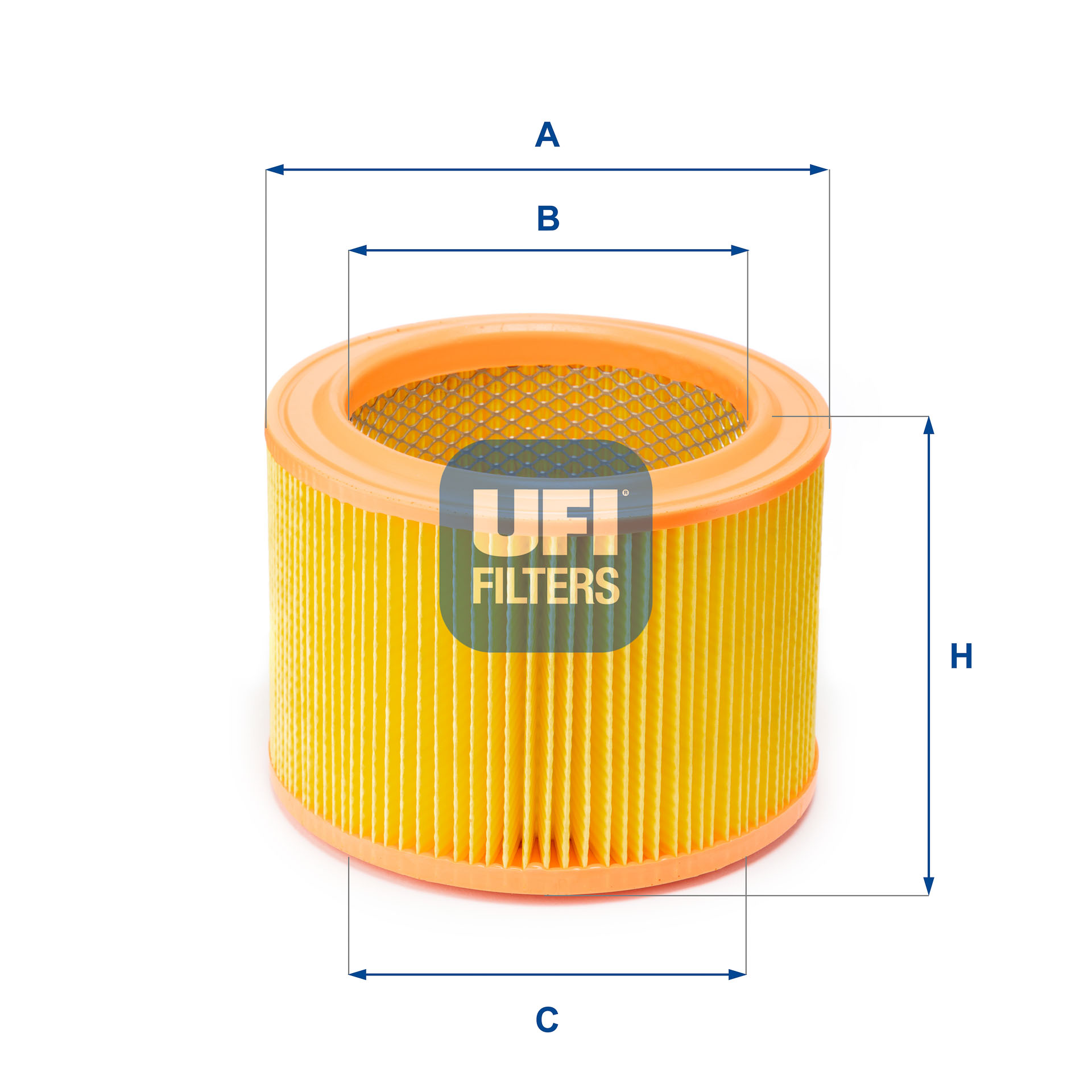 UFI Luftfilter 2727100 Filterindsats outer_diameter_mm_497|Yderdiameter [mm]|167 inner_diameter_1_mm_995|Inder diameter 1 [mm]|119 inner_diameter_2_mm