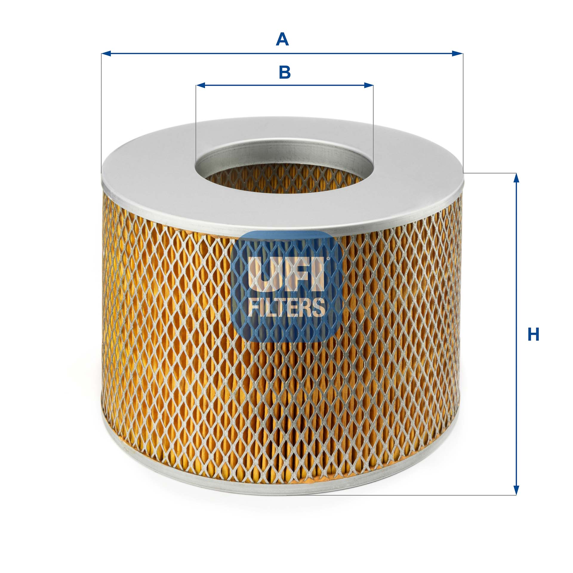 UFI Luftfilter 2758300 Filterindsats outer_diameter_mm_497|Yderdiameter [mm]|219 inner_diameter_1_mm_995|Inder diameter 1 [mm]|108 145mm for TOYOTA