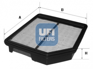 UFI Luftfilter 3050300 Filterindsats 41mm for HONDA