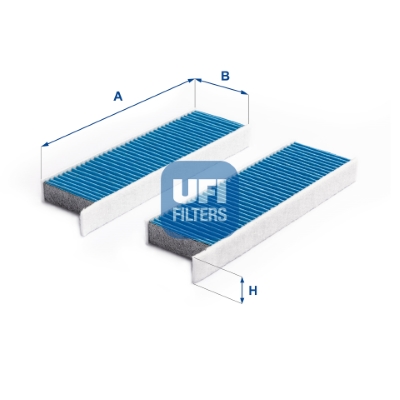 UFI Kabineluftfilter 3440400 for OPEL GENERAL MOTORS MERCEDES-BENZ NISSAN RENAULT
