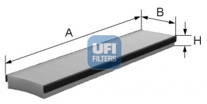 UFI Kabineluftfilter 5301600 for FORD CITROËN