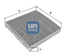 UFI Kabineluftfilter 5413500 for OPEL GENERAL MOTORS