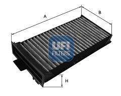 UFI Kabineluftfilter 5412500 for CITROËN