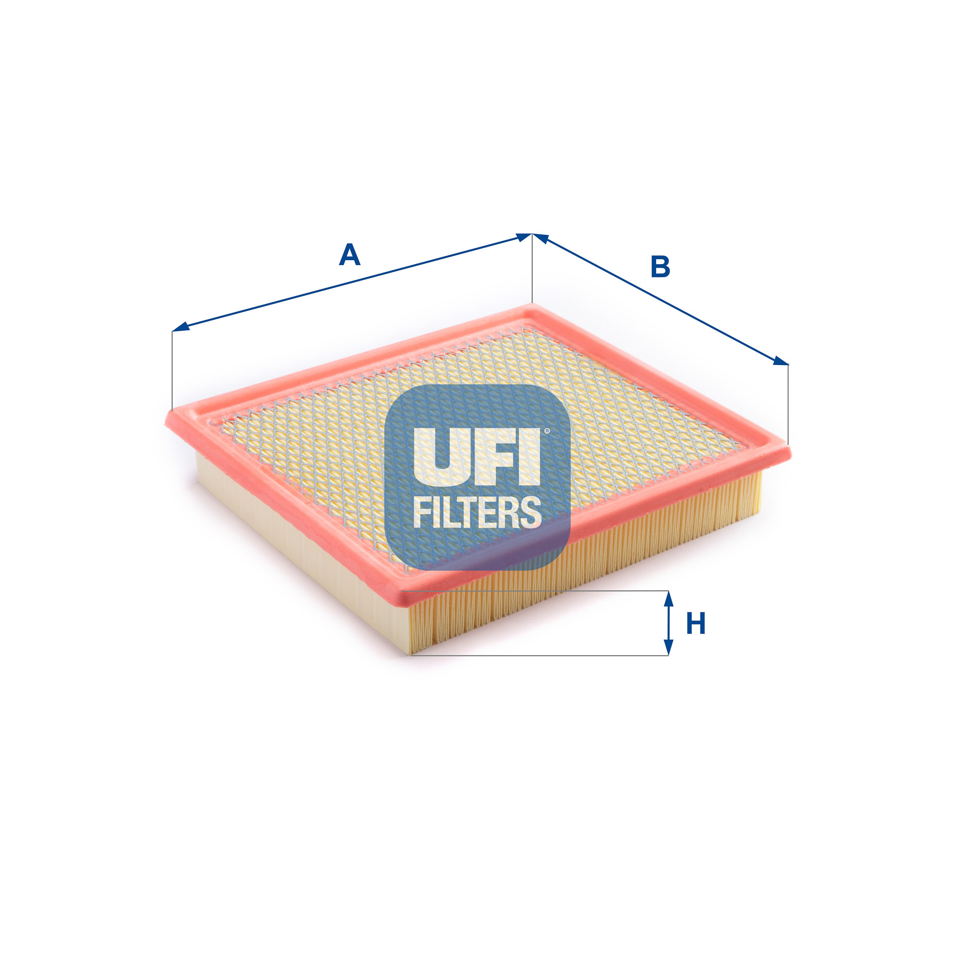 UFI Luftfilter 3022600 Filterindsats 40mm for CHRYSLER FIAT