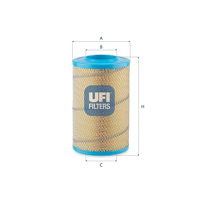 UFI Luftfilter 2722800 Filterindsats outer_diameter_mm_497|Yderdiameter [mm]|168 inner_diameter_1_mm_995|Inder diameter 1 [mm]|84 inner_diameter_2_mm_