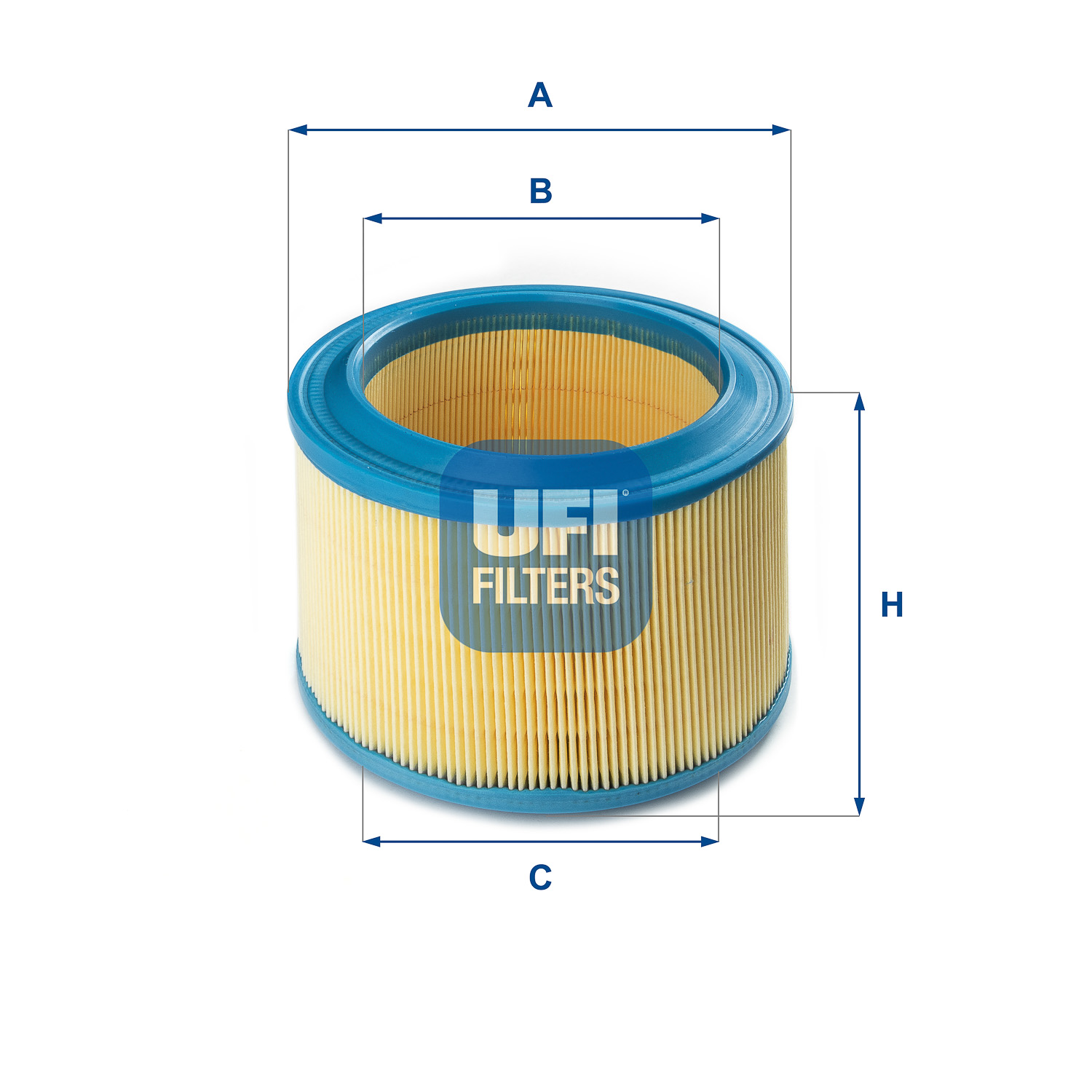 UFI Luftfilter 2723900 Filterindsats outer_diameter_mm_497|Yderdiameter [mm]|167 inner_diameter_1_mm_995|Inder diameter 1 [mm]|119 inner_diameter_2_mm