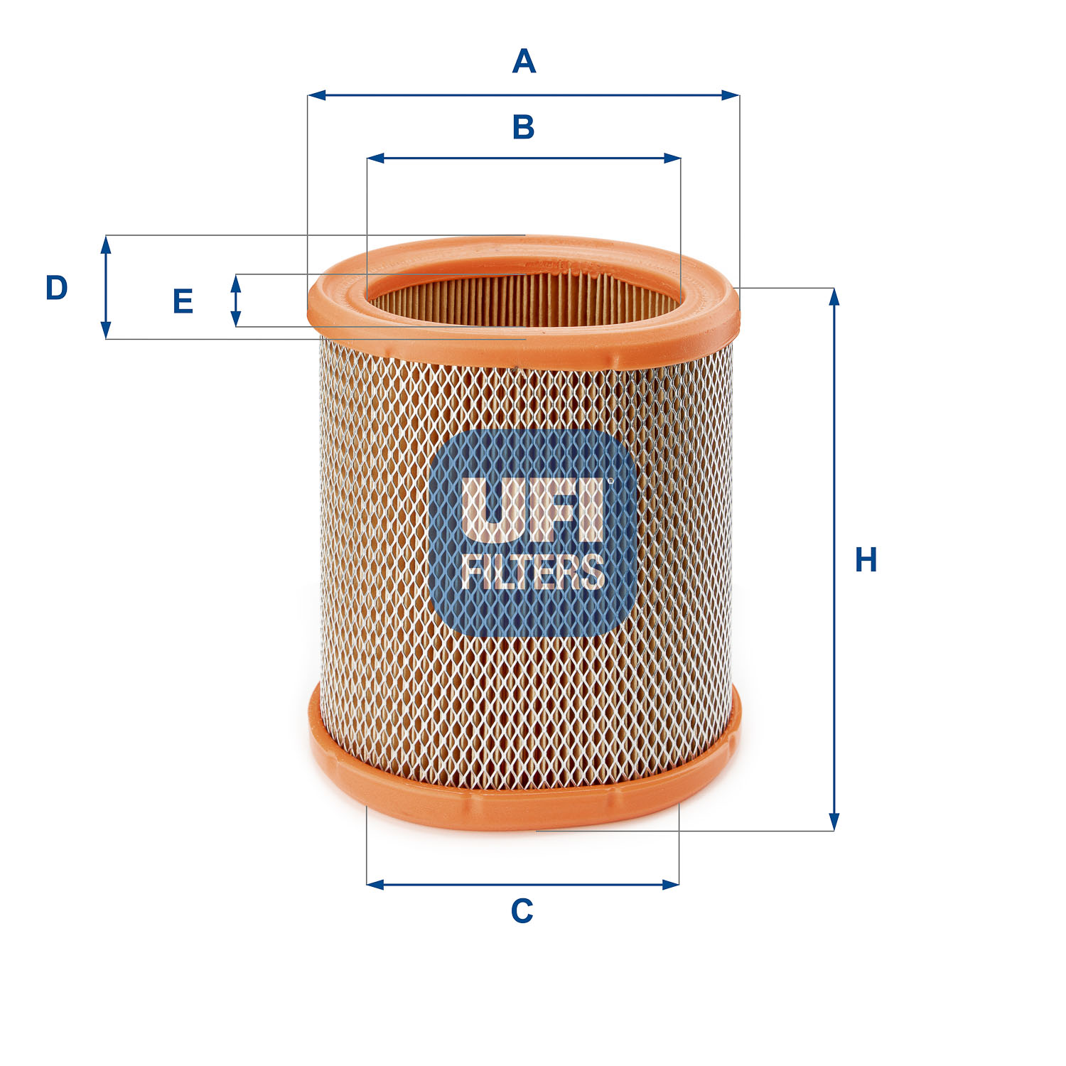 UFI Luftfilter 2725800 Filterindsats outer_diameter_mm_497|Yderdiameter [mm]|141 outer_diameter_1_mm_978|Yderdiameter 1 [mm]|116 inner_diameter_1_mm_9