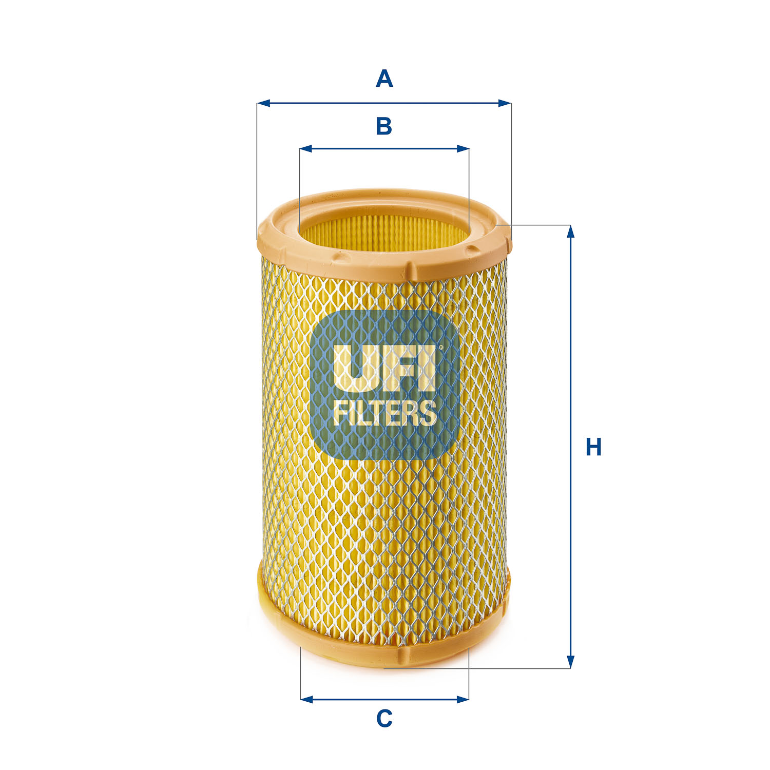 UFI Luftfilter 2726700 Filterindsats outer_diameter_mm_497|Yderdiameter [mm]|108 inner_diameter_1_mm_995|Inder diameter 1 [mm]|73 inner_diameter_2_mm_