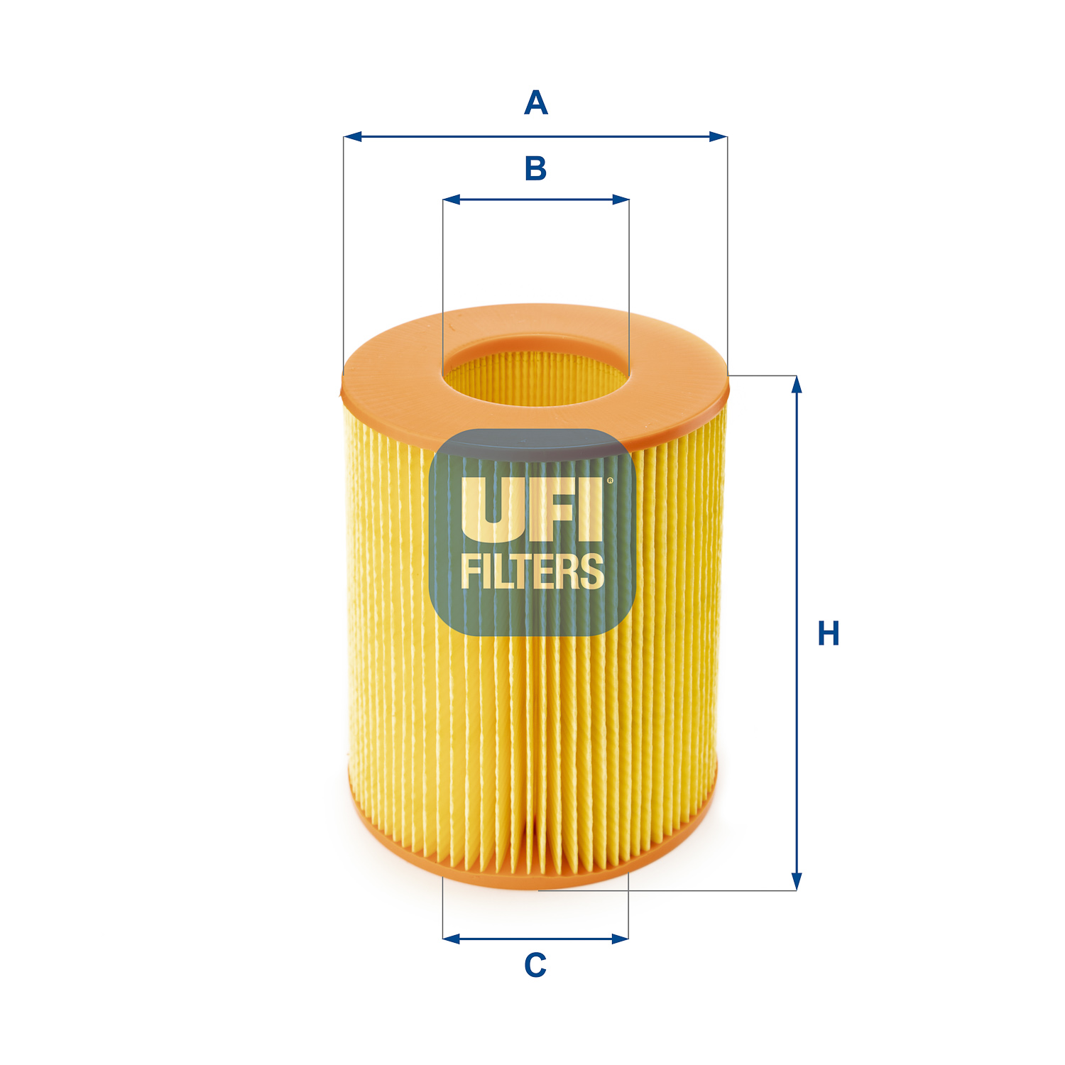 UFI Luftfilter 2735500 Filterindsats outer_diameter_mm_497|Yderdiameter [mm]|125 inner_diameter_1_mm_995|Inder diameter 1 [mm]|61 inner_diameter_2_mm_