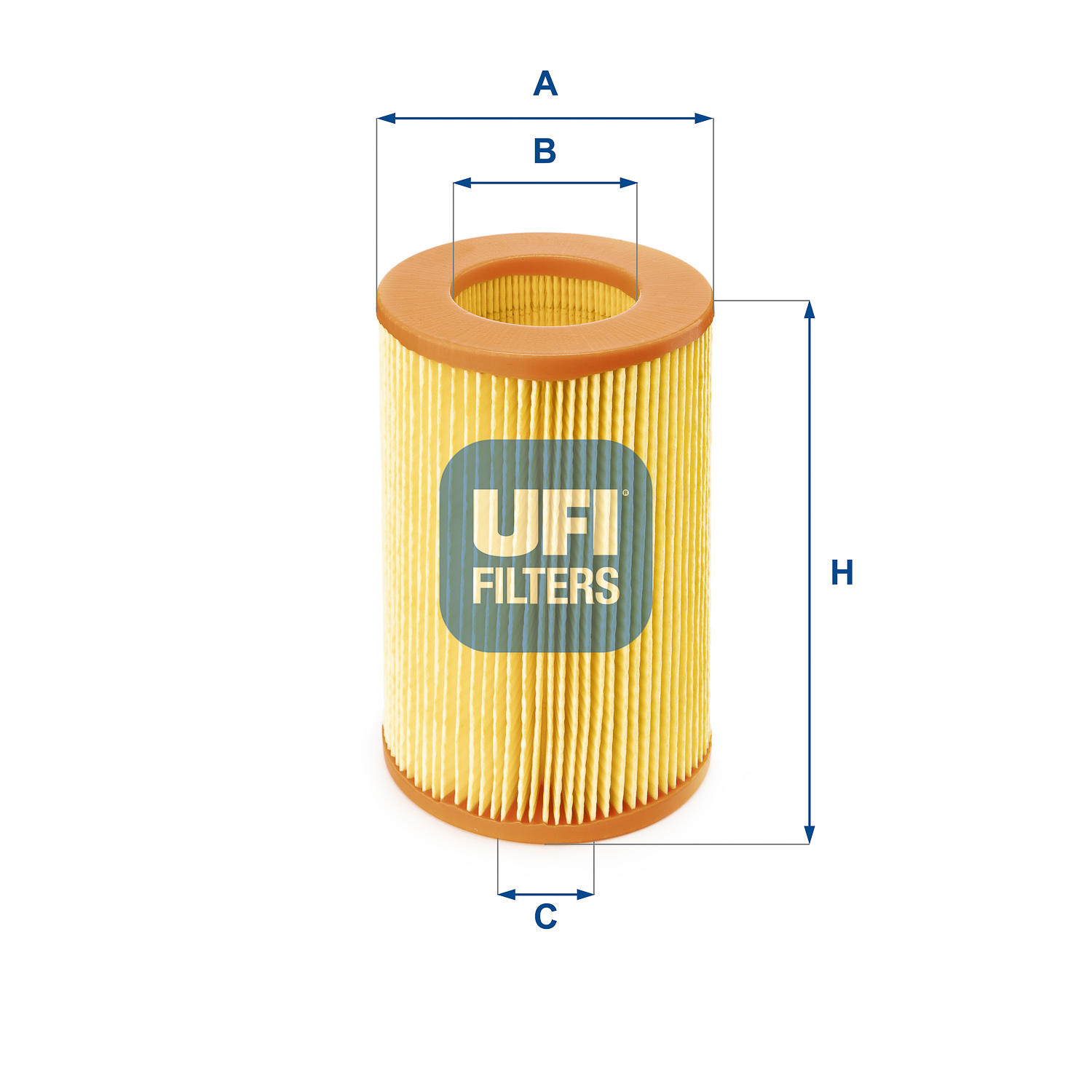 UFI Luftfilter 2738600 Filterindsats outer_diameter_mm_497|Yderdiameter [mm]|91 inner_diameter_1_mm_995|Inder diameter 1 [mm]|50 inner_diameter_2_mm_9