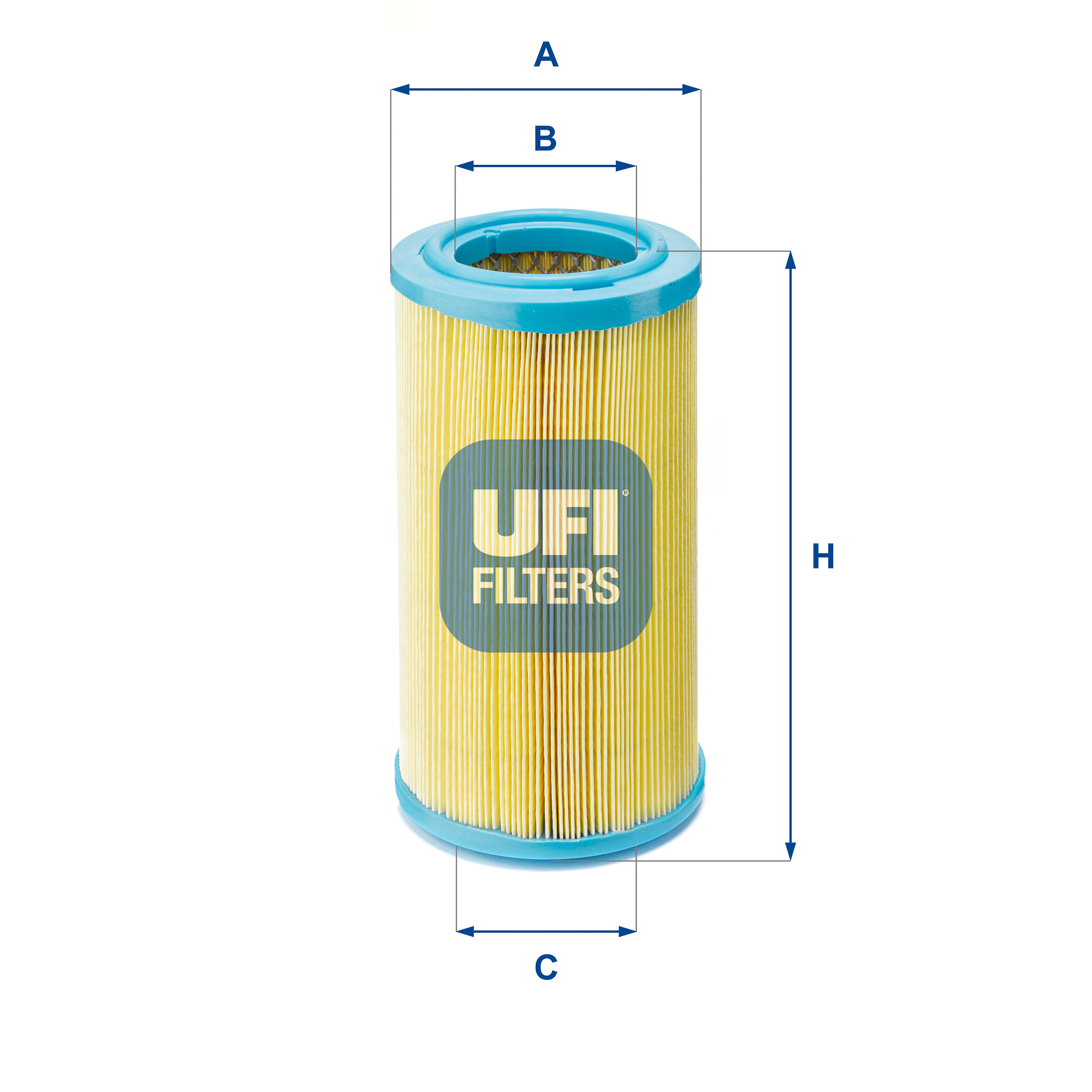 UFI Luftfilter 2740300 Filterindsats outer_diameter_mm_497|Yderdiameter [mm]|115 inner_diameter_1_mm_995|Inder diameter 1 [mm]|68 inner_diameter_2_mm_
